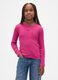 Cotton Long Sleeve Pink T-shirt_0