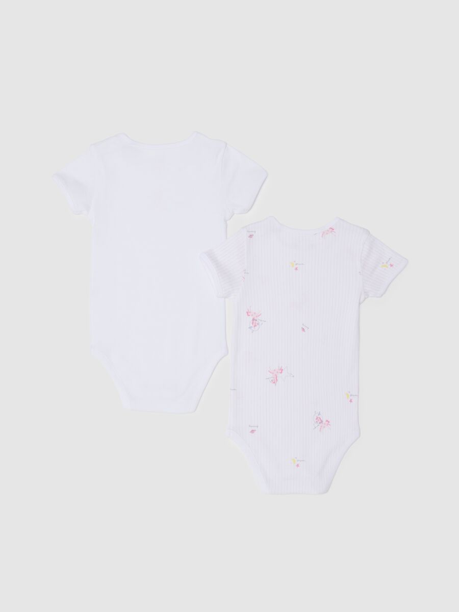 Girls' pure white cotton body bipack_1