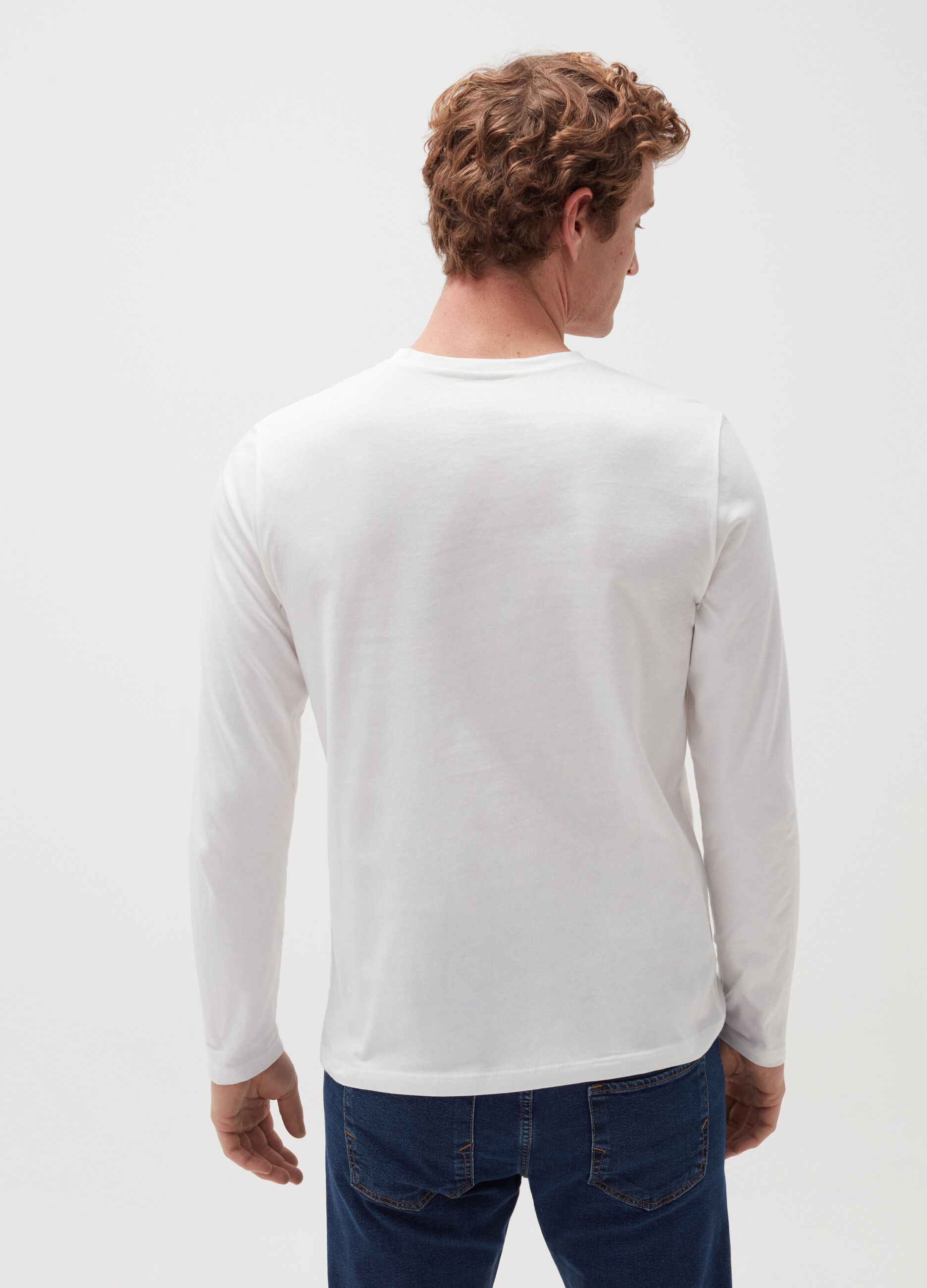 T-shirt a maniche lunghe in cotone_2