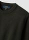 Green crew-neck jersey knit jumper, regular fit_1