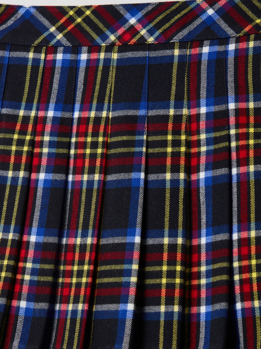 Gonna tartan plissettata_5