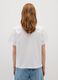 White pure cotton T-shirt relaxed fit with emblem_3