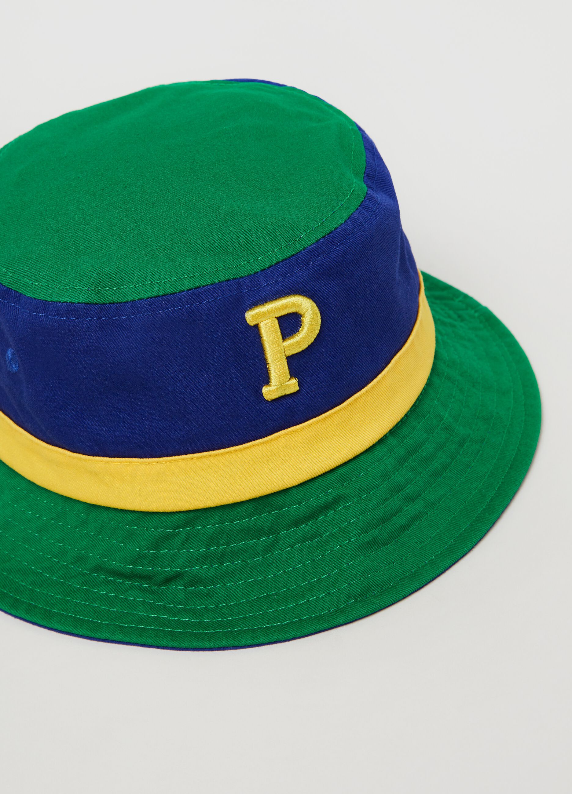 Cappello alla pescatora color block_1