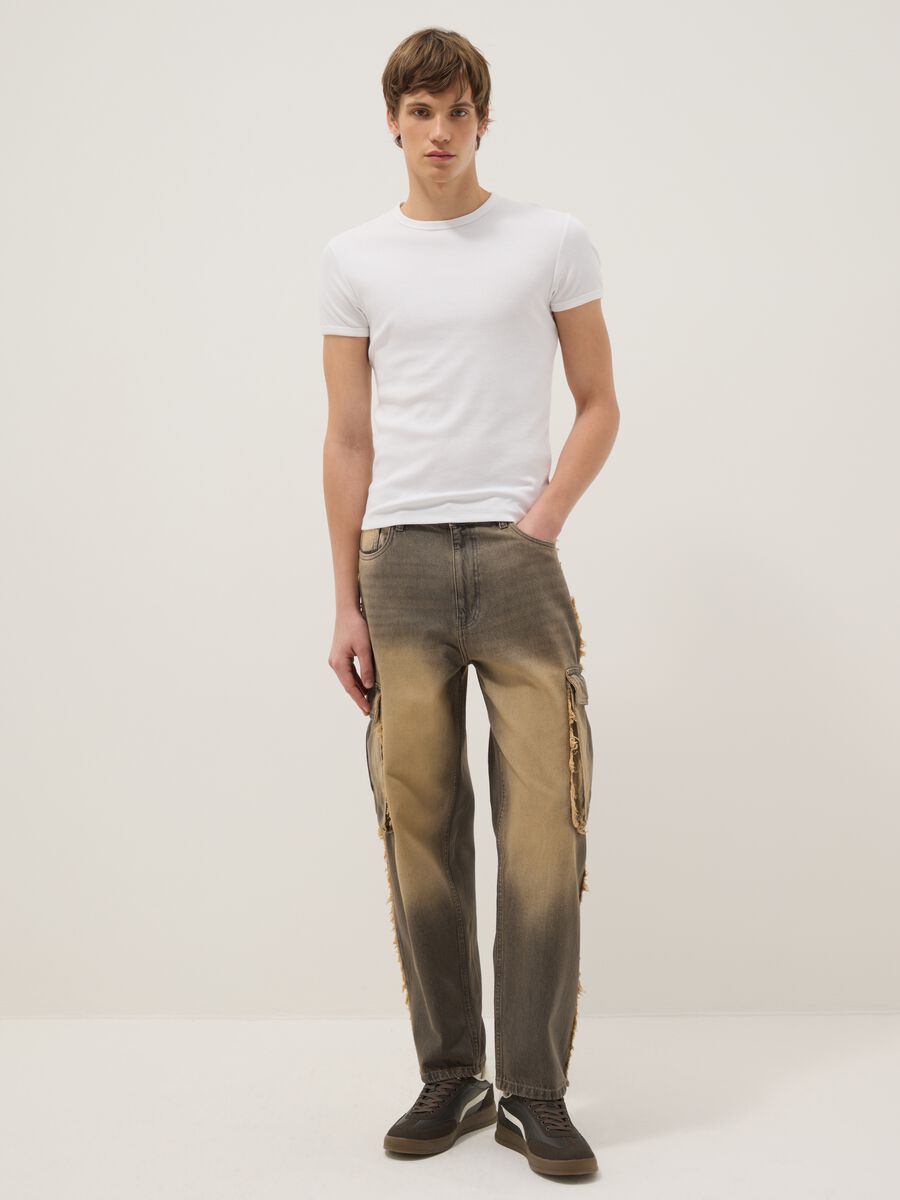 Jeans in puro cotone baggy fit_0