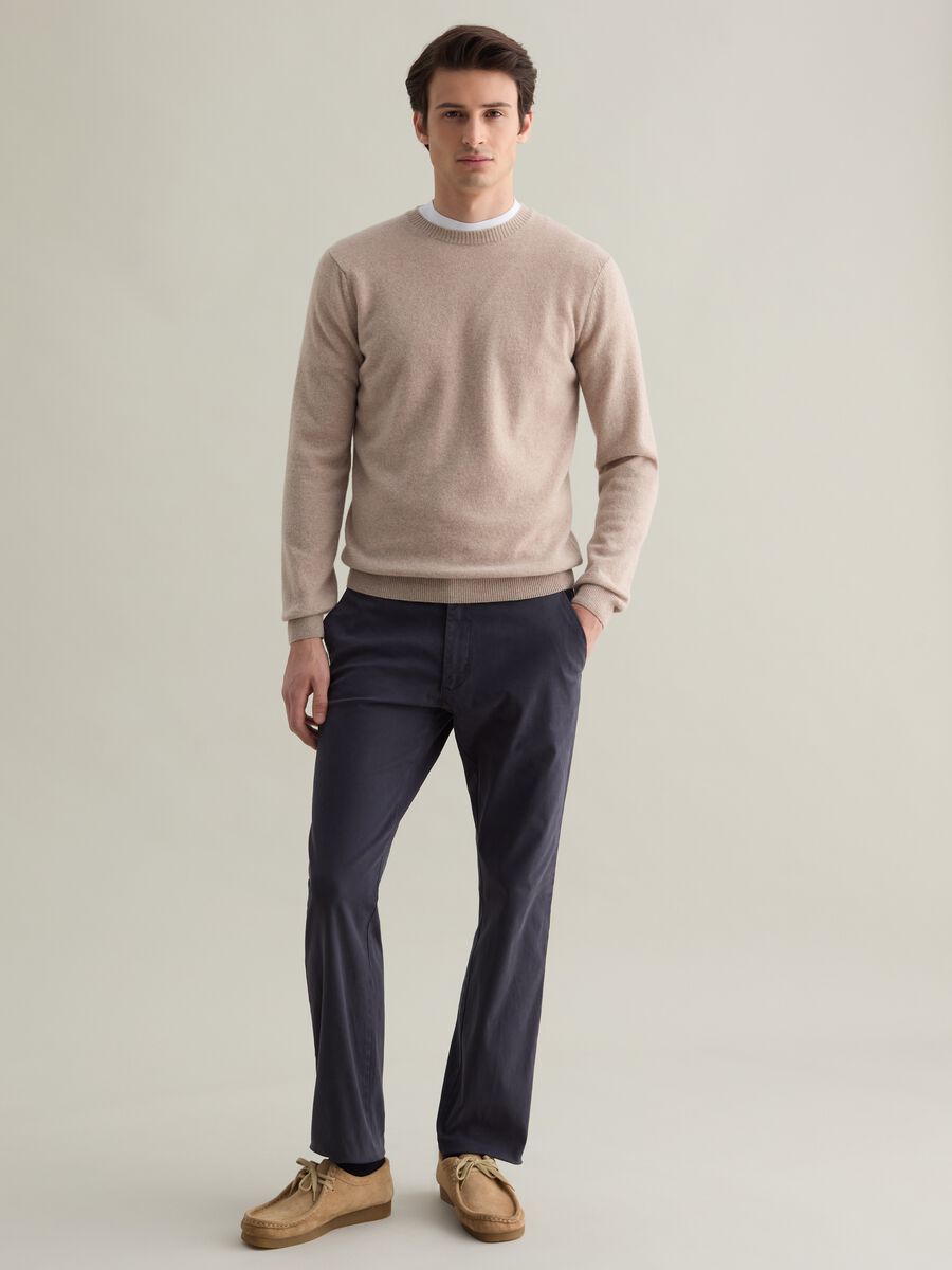 Lambswool crew-neck pullover_1