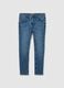 Jeans da uomo in denim blu super skinny_4