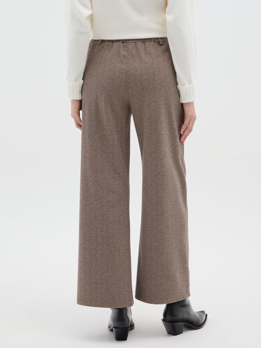 Brown regular fit trousers_2