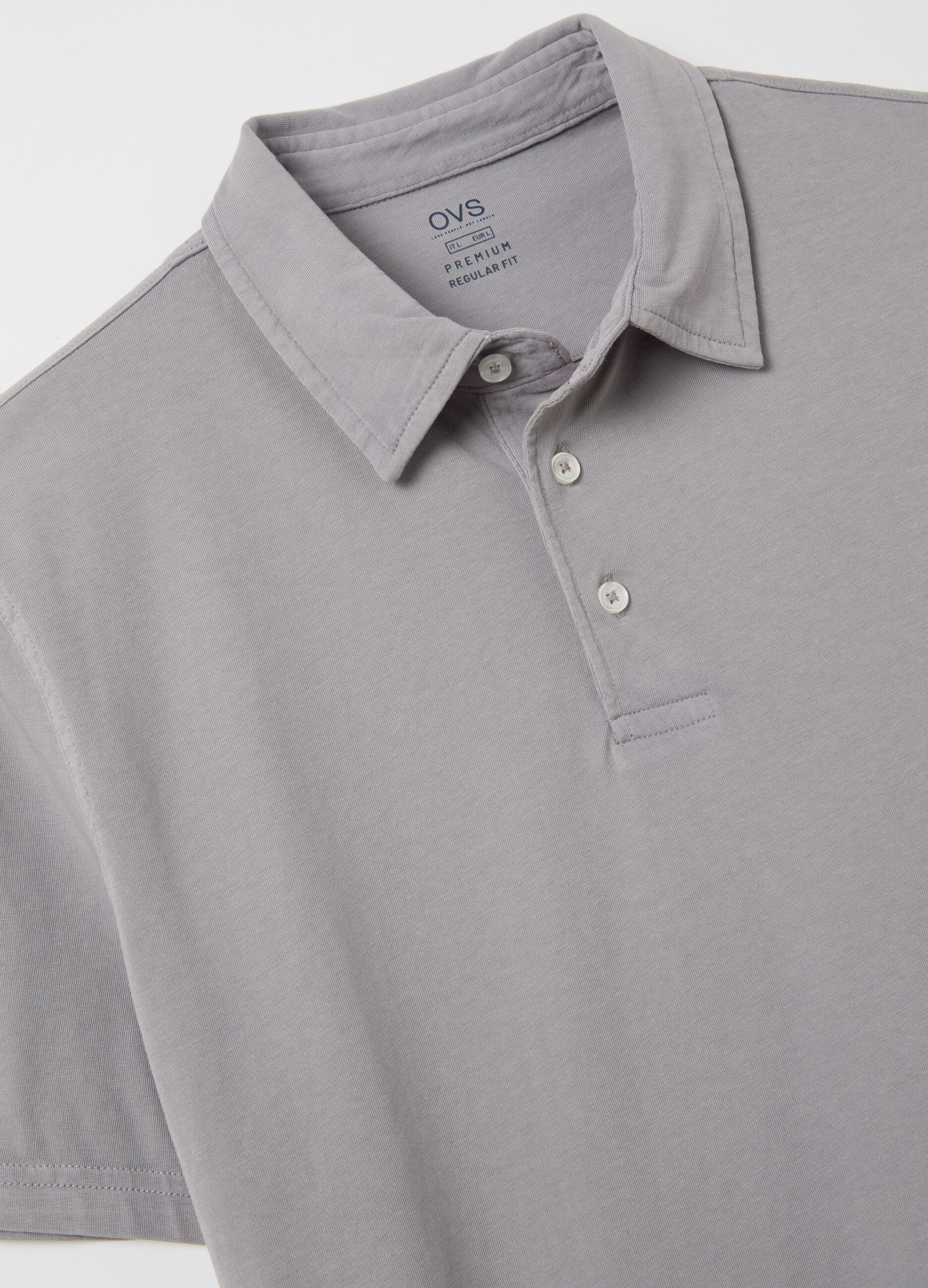 Regular-fit polo shirt in jersey