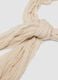 Sciarpa beige effetto stropicciato semitrasparente_1