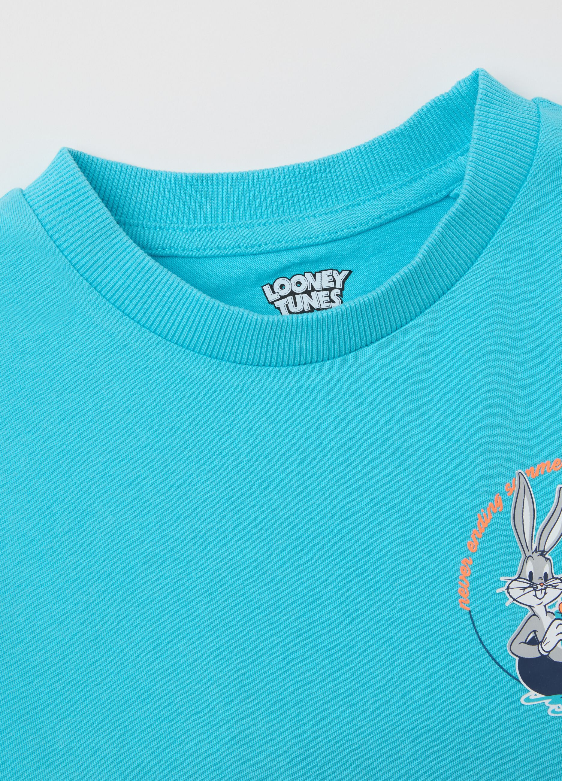 Children's T-shirt in pure cotton, multicolour regular fit with Looney Tunes