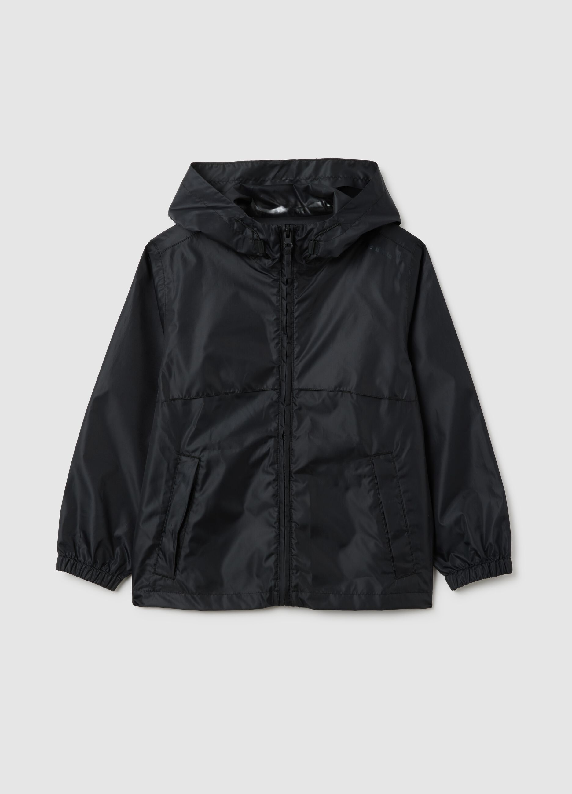 Girls' black jacket regular fit