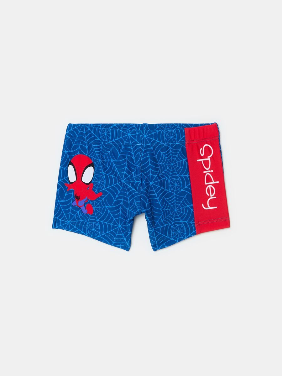 Swimming trunks with Spidey print_0