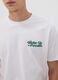 White pure cotton jersey T-shirt with print, regular fit_2