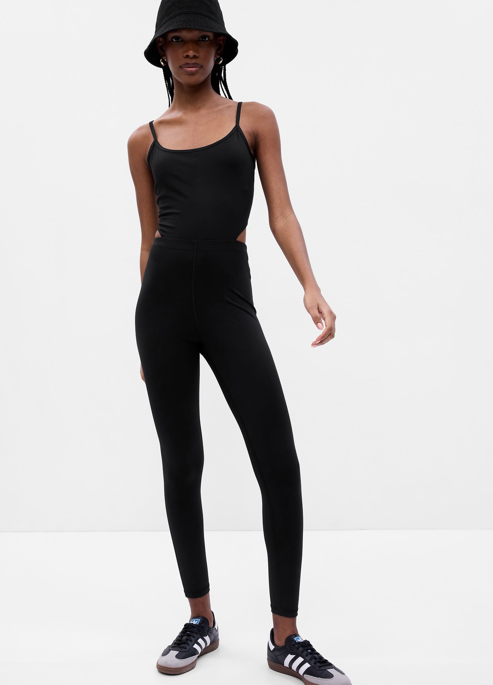 Tuta intera fitness con dettagli cut out_0