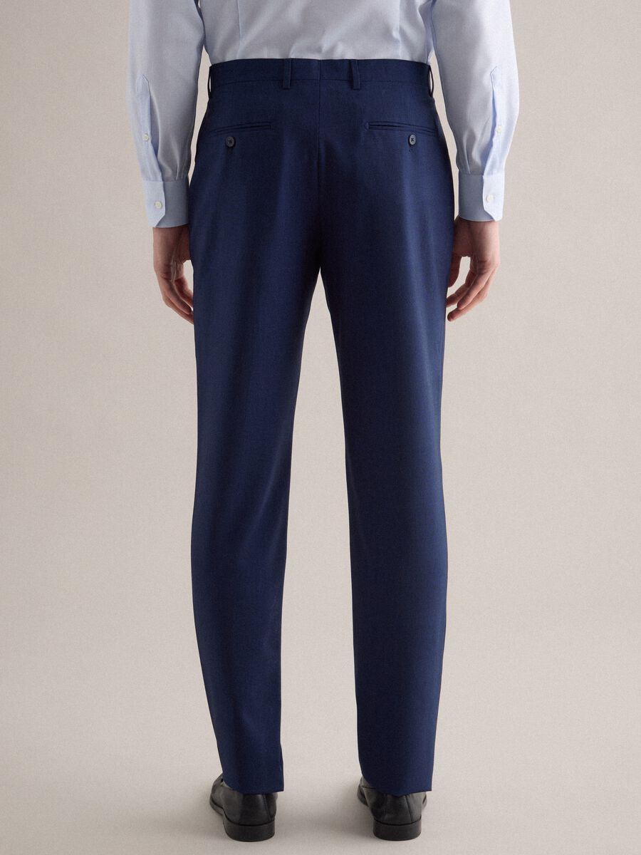 Pantaloni blu slim fit_2