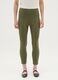 Women's green regular fit viscose blend trousers_1
