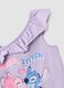 Purple stretch cotton girls&rsquo; tank top with frills and Stitch print_3