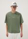 Green pure cotton short-sleeve T-shirt_2