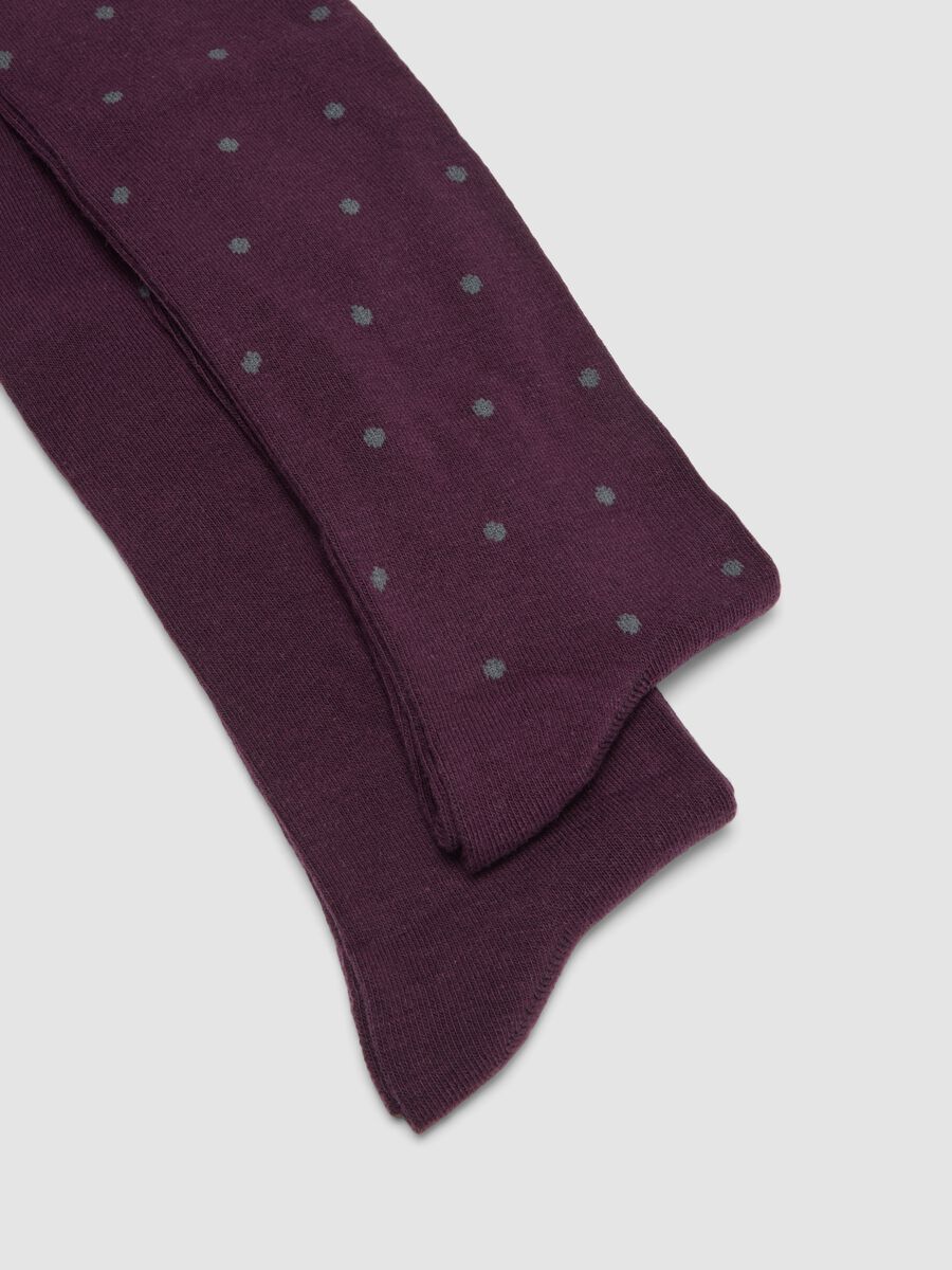 3-pack of multicolour long socks in stretch organic cotton_1