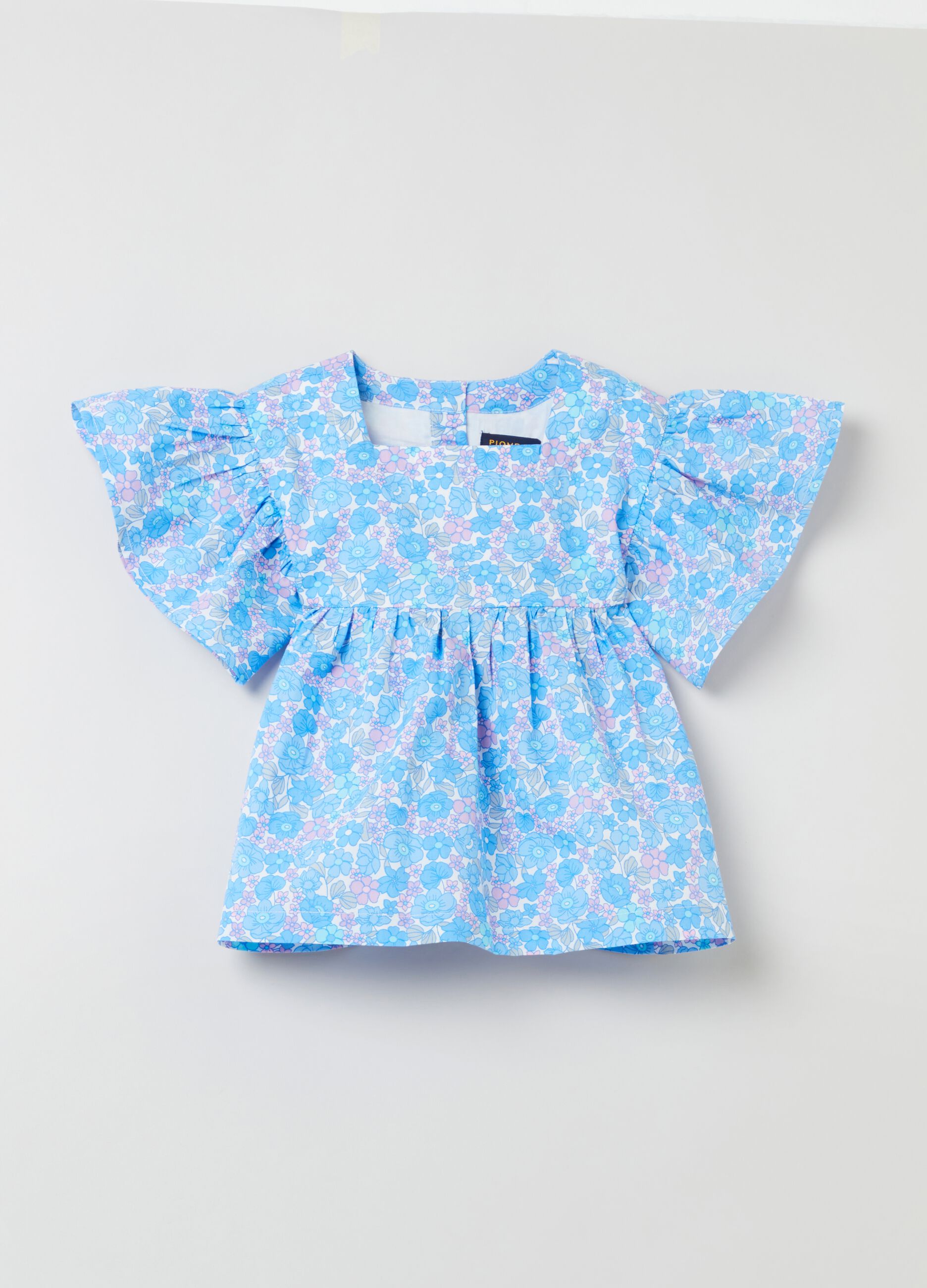 Blusa con stampa floreale_0