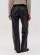 Straight-fit glossy-effect trousers_3