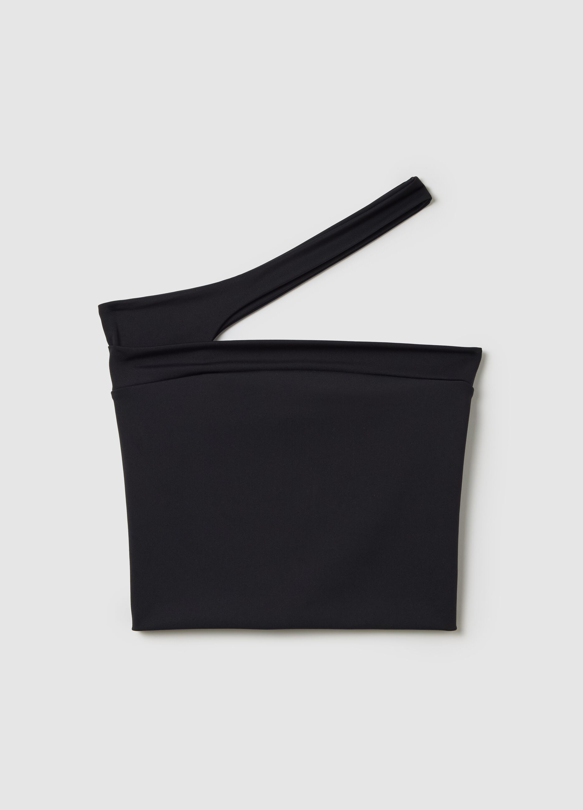 Asymmetrical Adjustable Black Top