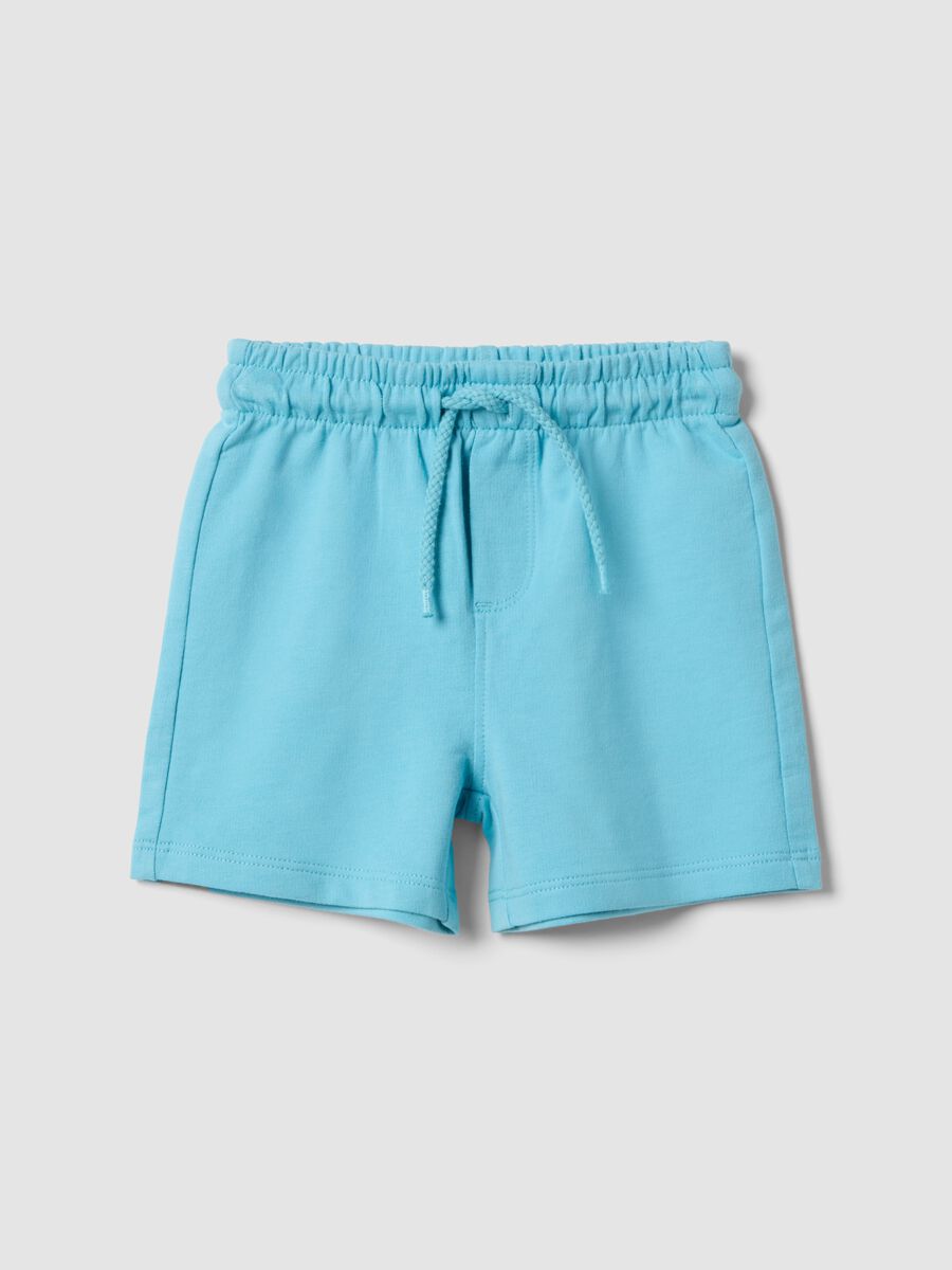 Short in puro cotone azzurri regular fit per bimbo_0