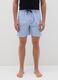 Men's multi-colour pure cotton regular fit striped shorts_1