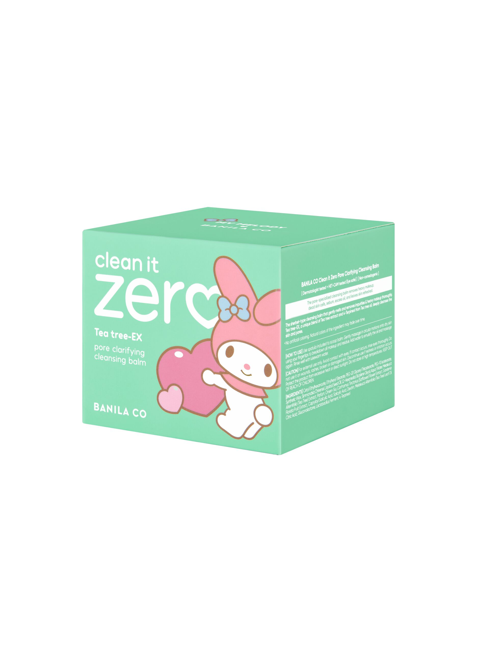 Clean It Zero Cleansing Balm Pore Clarifying My Melody Special Edition (EU) - skincare coreana