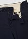 Blue Slim Fit Stretch Cotton Trousers_5