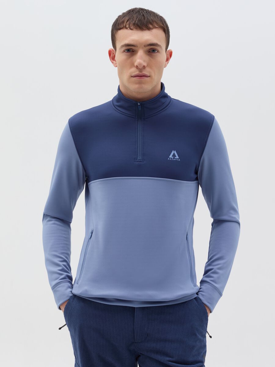 Altavia by Deborah Compagnoni technical half-zip fleece_0