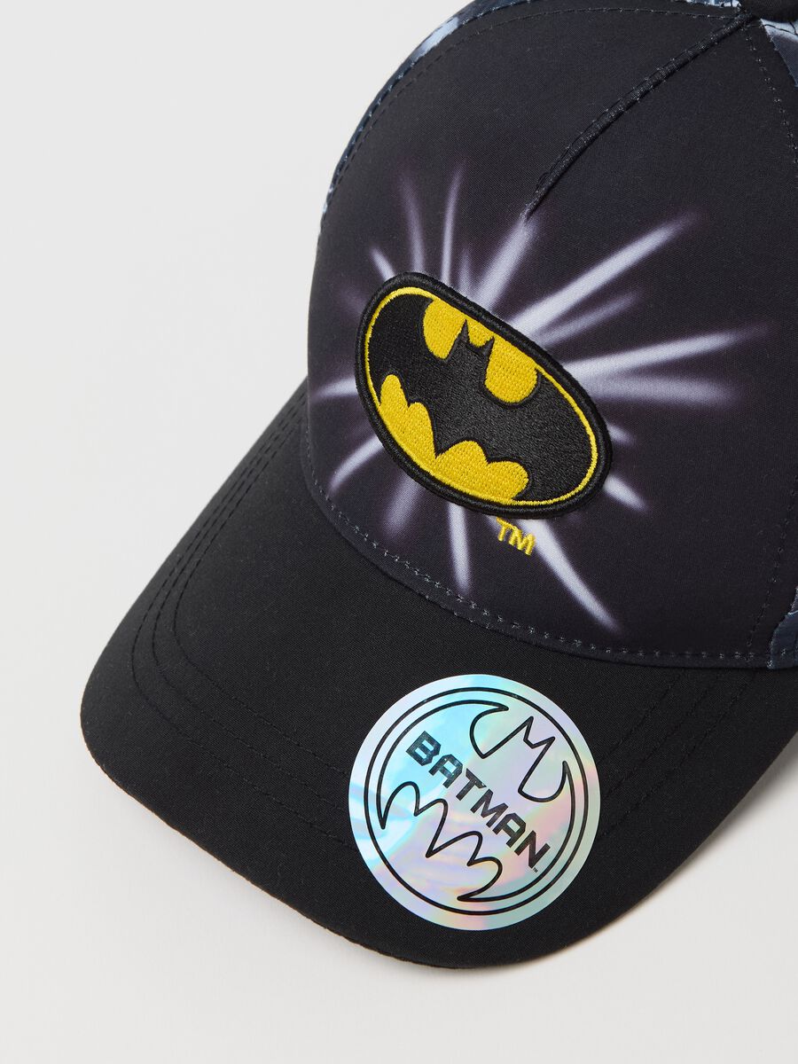 Boys’ baseball cap in multicoloured blended fabric_1