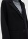 Black long coat in wool and cashmere blend regular fit_3