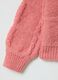 Pink regular fit girl's jumper_2