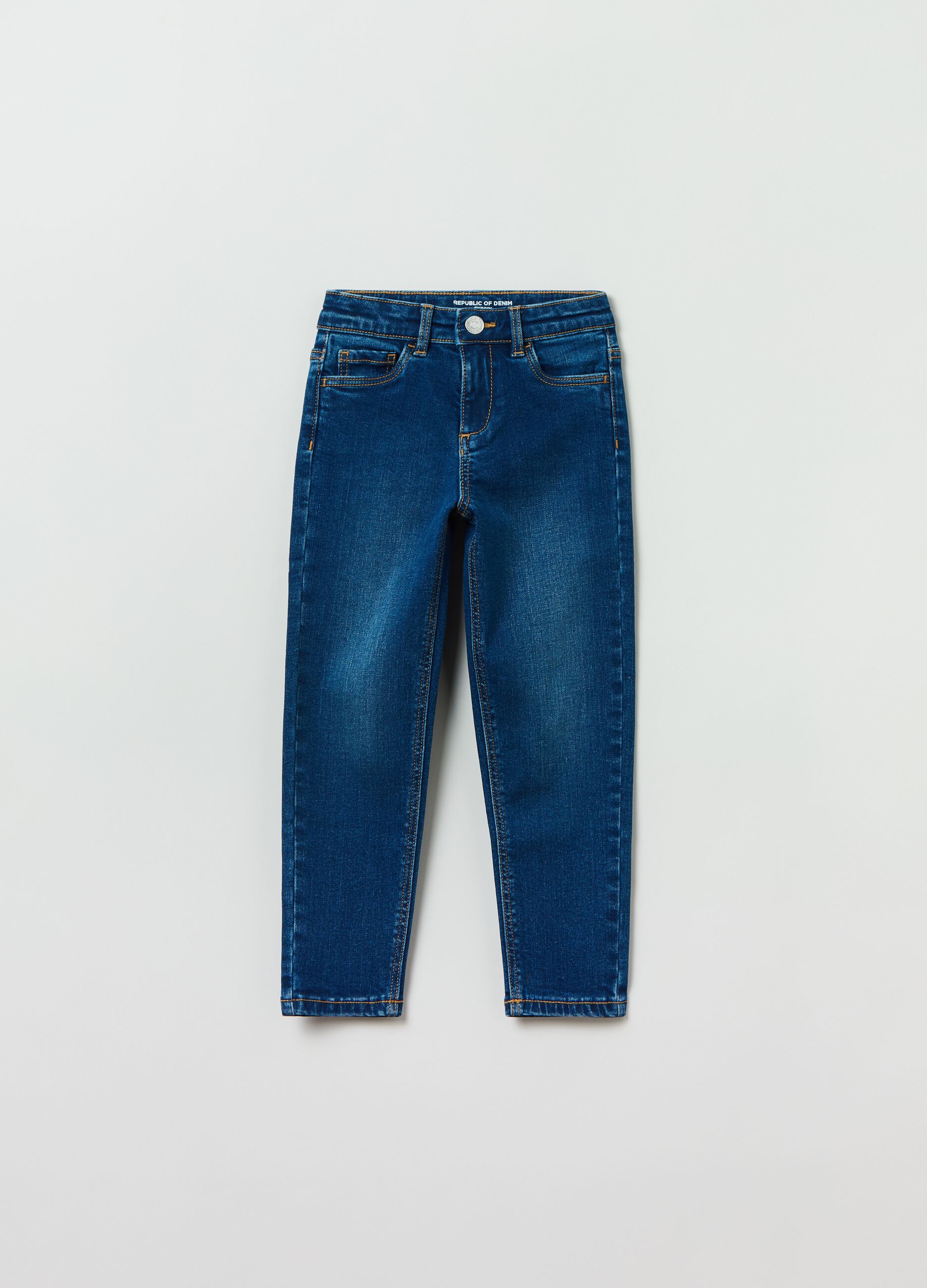 Jeans skinny fit con tasche _0