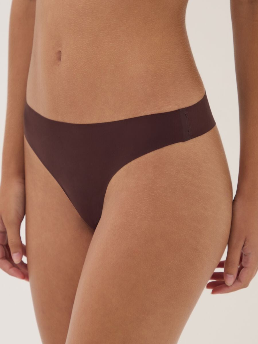 Brown Brazilian briefs in stretch fabric_3