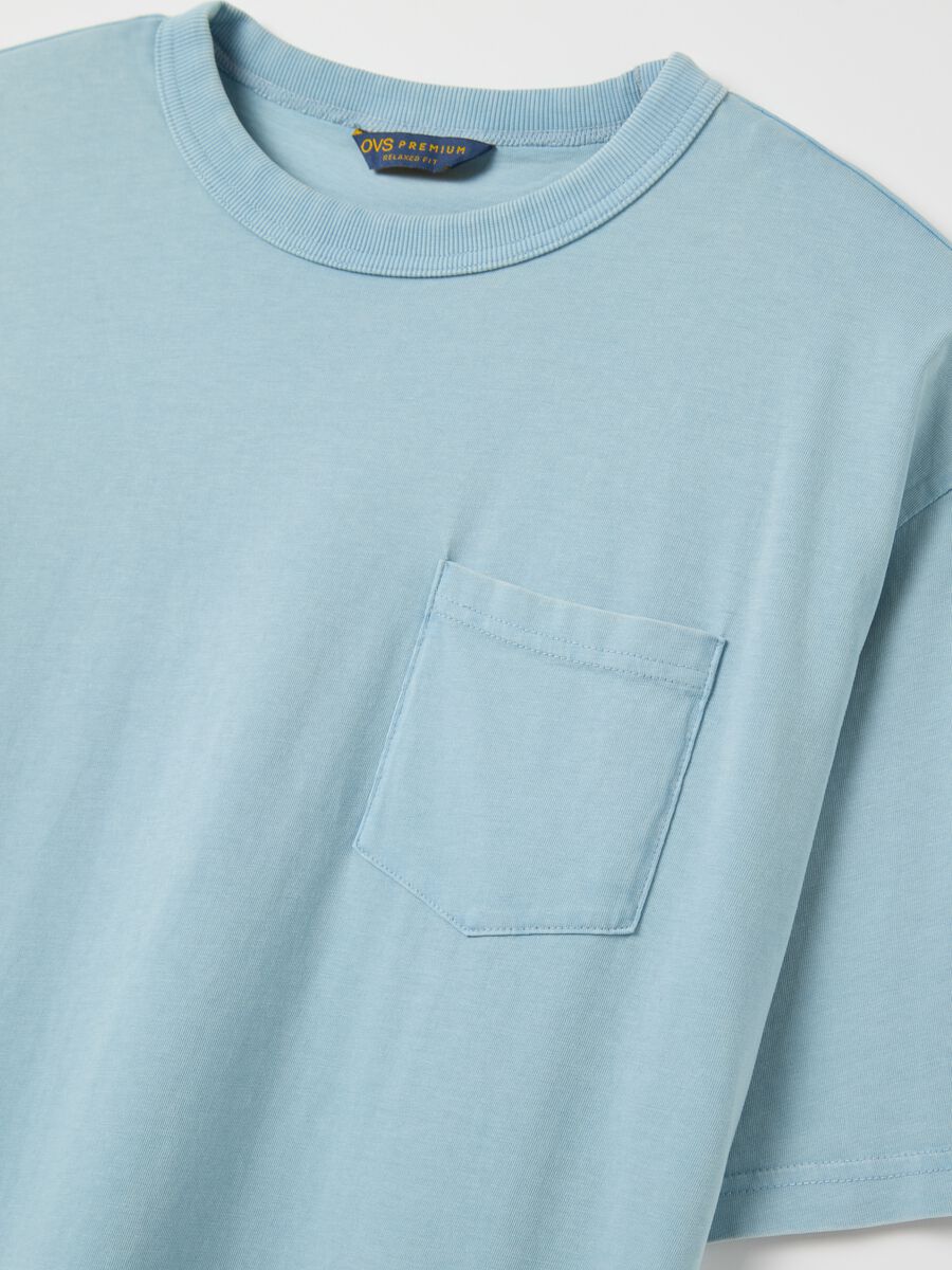 Relaxed-fit T-shirt in cotton with pocket_1