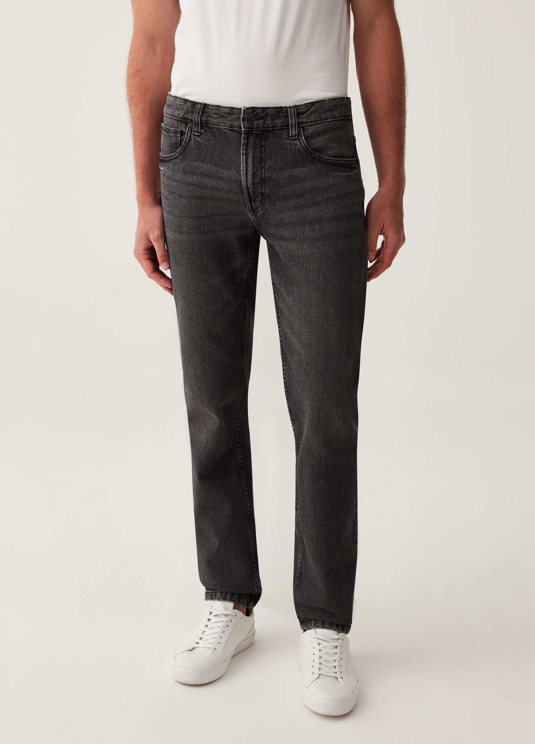 Jeans slim fit acid wash_1
