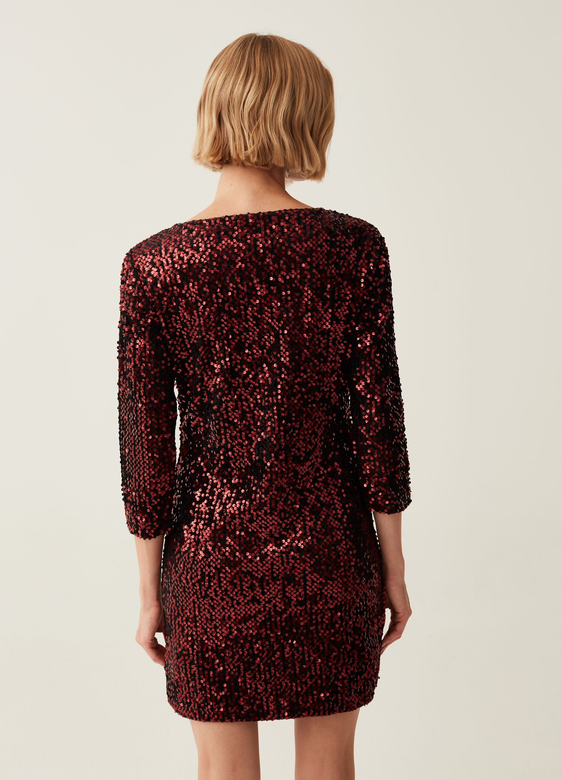 Vestito paillettes calze on sale