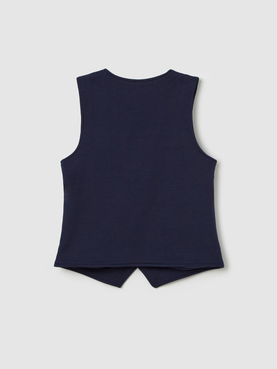 French Terry tank top with V neck_1