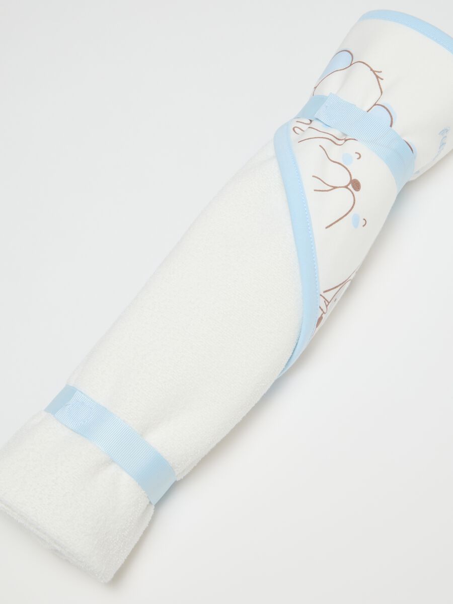 Multicolour Baby Bathrobe in Terry Cloth_1