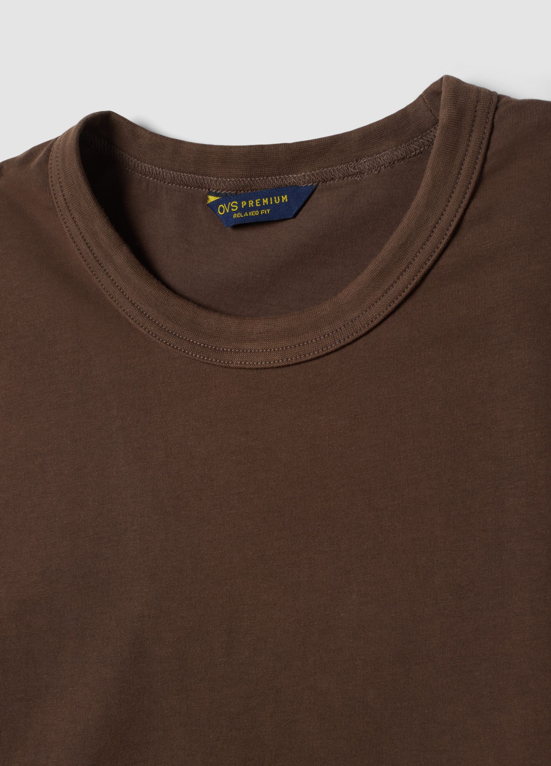Brown pure cotton T-shirt