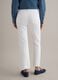 White Stretch Cotton Flare Jeans_2
