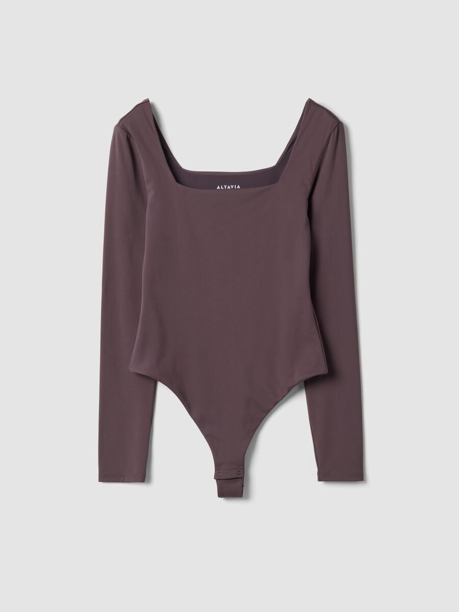 Body malva in tessuto elasticizzato con scollo madonna_5