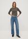 Grey crew-neck wool-blend jumper, regular fit_1