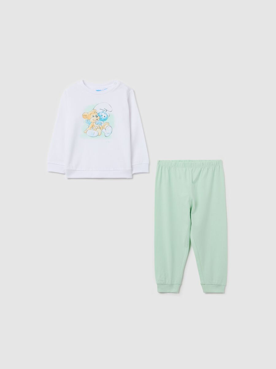 Cotton pyjamas with Baby Smurf print_0