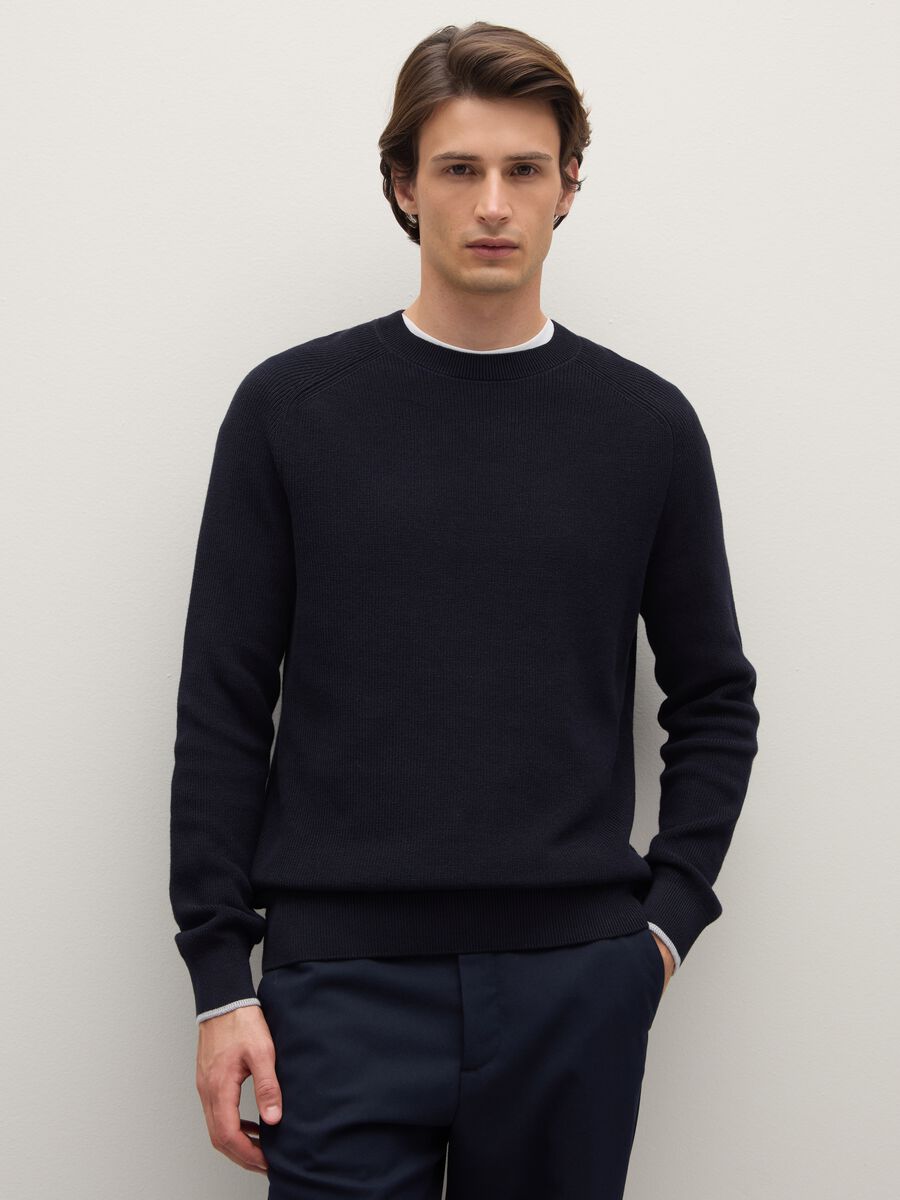 Black Cotton Pullover_1