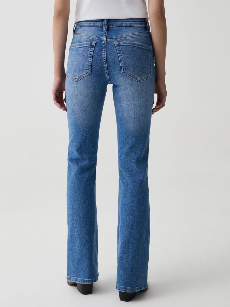 Flare-fit stretch jeans_2