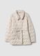 Sand regular-fit padded jacket with belt_0