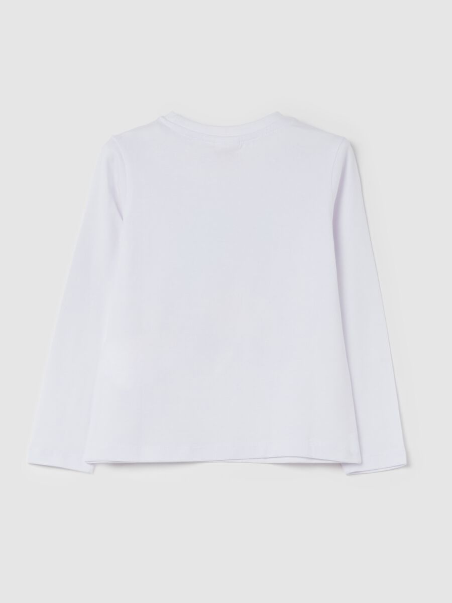 Long-sleeved T-shirt with Barbie print_1